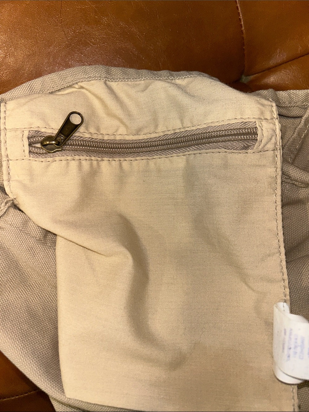 Girl Scouts Canvas Crossbody Bag in Light Beige - Picture 6 of 8